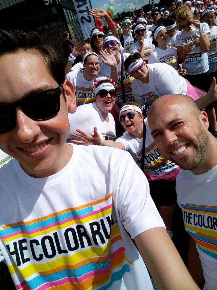 A brilliant group selfie of nearly all of us! Where’s Mike? 