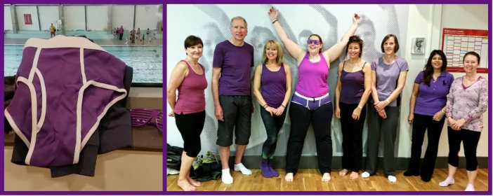 Earlier this year I helped support MS-UK with their ‘Purple pants’ campaign. I managed to get everyone in the Pilates class I attend to wear purple, raising MS awareness!